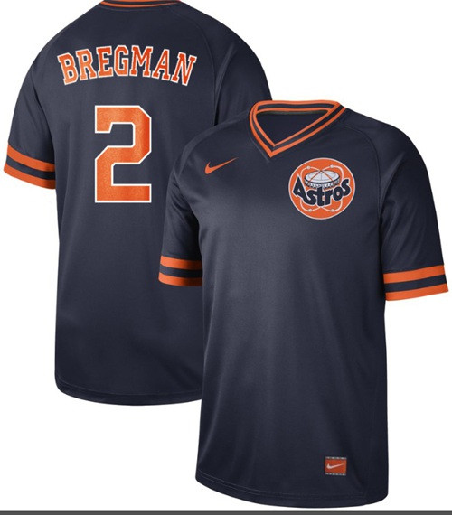 Astros #2 Alex Bregman Navy Authentic Cooperstown Collection Stitched Baseball Jersey Astros #2 Alex Bregman Navy Authentic Cooperstown Collection Stitched Baseball Jersey
