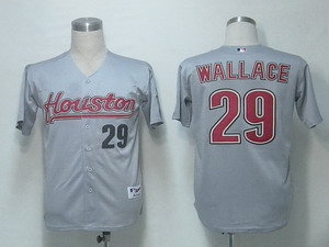 MLB Jerseys Houston Astros 29 Wallace Grey