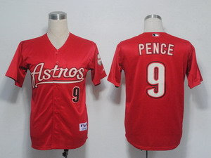 Houston Astros 9 Pence Red
