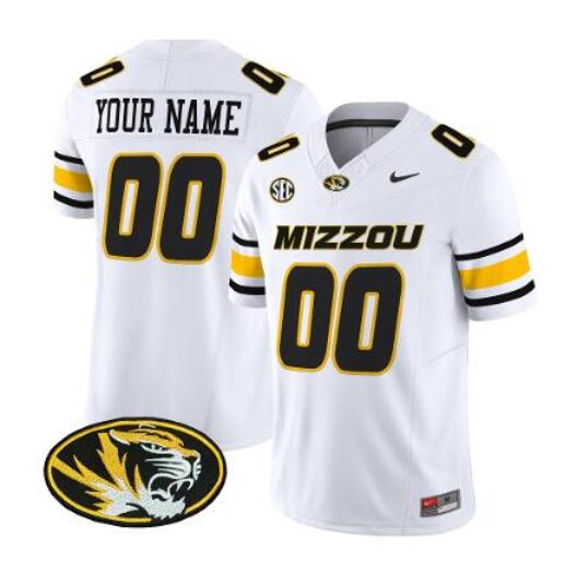 Men's Memphis Tigers ACTIVE PLAYER Custom White F.U.S.E. Vapor Limited Stitched Football Jersey