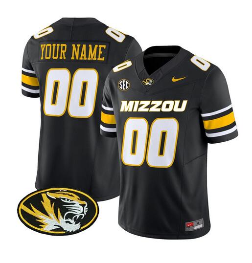 Men's Memphis Tigers ACTIVE PLAYER Custom Black F.U.S.E. Vapor Limited Stitched Football Jersey