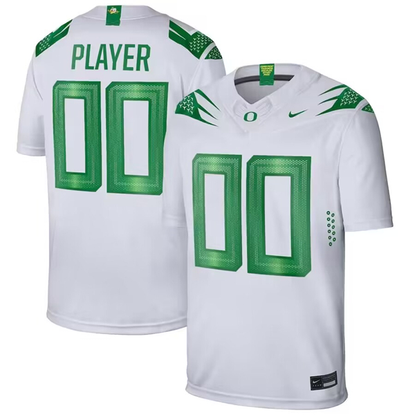 Men's Oregon Ducks Active Player Custom White Stitched Football Jersey Men's Oregon Ducks Active Player Custom White Stitched Football Jersey