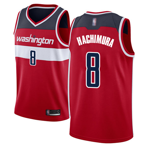 Wizards #8 Rui Hachimura Red Basketball Swingman Icon Edition Jersey Wizards #8 Rui Hachimura Red Basketball Swingman Icon Edition Jersey