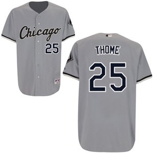 Chicago White Sox 25 Jim Thome gray