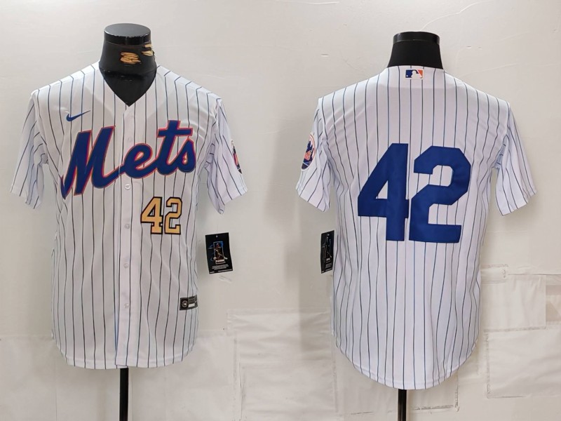 Men's New York Mets #42 Jackie Robinson White Cool Base Stitched Baseball Jersey 3 Men's New York Mets #42 Jackie Robinson White Cool Base Stitched Baseball Jersey 3