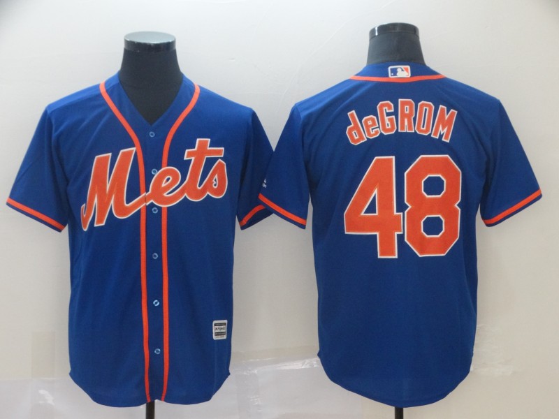 Mets 48 Jacob DeGrom Royal Cool Base Jersey Mets 48 Jacob DeGrom Royal Cool Base Jersey