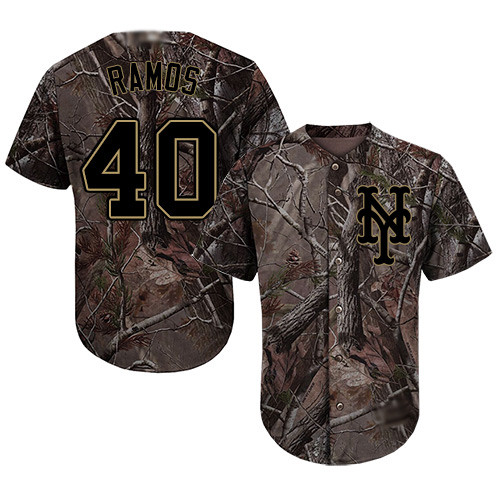 Mets #40 Wilson Ramos Camo Realtree Collection Cool Base Stitched Baseball Jersey Mets #40 Wilson Ramos Camo Realtree Collection Cool Base Stitched Baseball Jersey