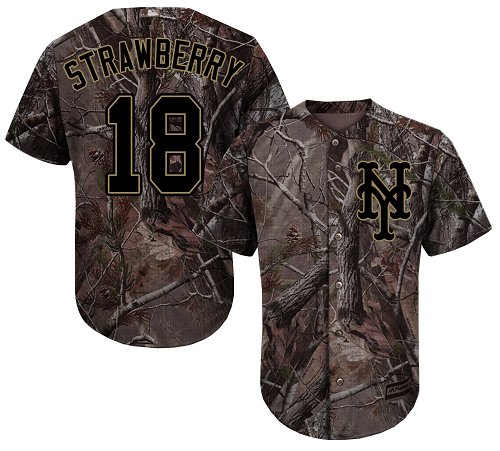 Mets #18 Darryl Strawberry Camo Realtree Collection Cool Base Stitched Youth Baseball Jersey Mets #18 Darryl Strawberry Camo Realtree Collection Cool Base Stitched Youth Baseball Jersey