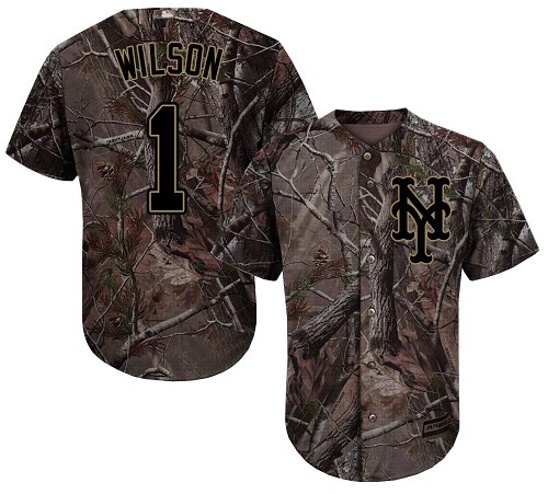 Mets #1 Mookie Wilson Camo Realtree Collection Cool Base Stitched Baseball Jersey Mets #1 Mookie Wilson Camo Realtree Collection Cool Base Stitched Baseball Jersey