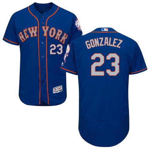 Mets #23 Adrian Gonzalez Blue(Grey NO.) Flexbase Authentic Collection Stitched MLB Jersey Mets #23 Adrian Gonzalez Blue(Grey NO.) Flexbase Authentic Collection Stitched MLB Jersey