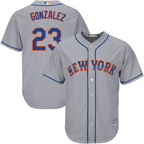 Mets #23 Adrian Gonzalez Grey New Cool Base Stitched MLB Jersey Mets #23 Adrian Gonzalez Grey New Cool Base Stitched MLB Jersey