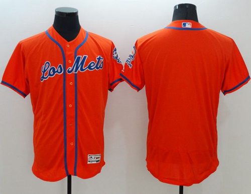 Mets Blank Orange Flexbase Authentic Collection Los Mets Stitched MLB Jersey Mets Blank Orange Flexbase Authentic Collection Los Mets Stitched MLB Jersey