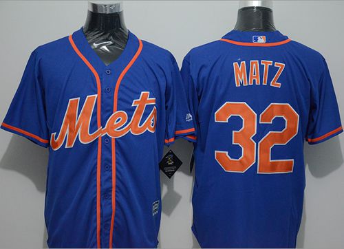 Mets #32 Steven Matz Blue New Cool Base Alternate Home Stitched MLB Jersey Mets #32 Steven Matz Blue New Cool Base Alternate Home Stitched MLB Jersey