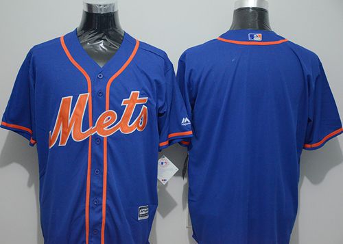 Mets Blank Blue New Cool Base Alternate Home Stitched MLB