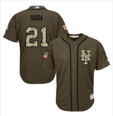 Mets #21 Lucas Duda Green Salute to Service Stitched MLB Jersey Mets #21 Lucas Duda Green Salute to Service Stitched MLB Jersey