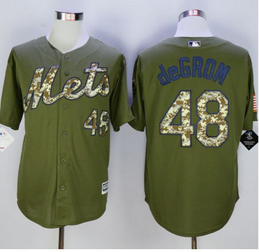 Mets #48 Jacob DeGrom Green Camo New Cool Base Stitched MLB Jersey Mets #48 Jacob DeGrom Green Camo New Cool Base Stitched MLB Jersey