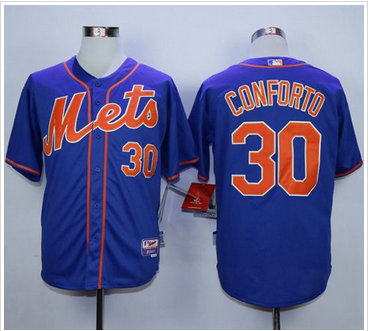New York Mets #30 Michael Conforto Blue Alternate Home Cool Base Stitched MLB Jersey New York Mets #30 Michael Conforto Blue Alternate Home Cool Base Stitched MLB Jersey