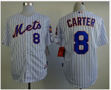 New York Mets #8 Gary Carter White(Blue Strip) Home Cool Base MLB Jersey New York Mets #8 Gary Carter White(Blue Strip) Home Cool Base MLB Jersey
