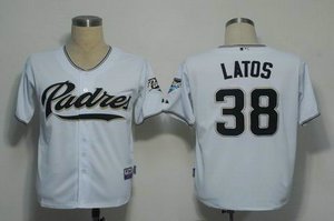 san diego padres 38 latos white cool base