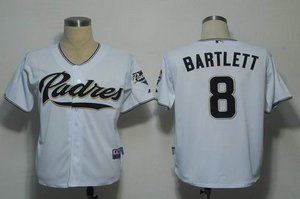 san diego padres 8 bartlett white cool base