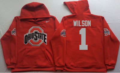 Ohio State Buckeyes 1 Dontre Wilson Red Men's Pullover Hoodie