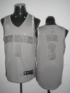 nba New Orleans Hornets #3 Chris Paul grey