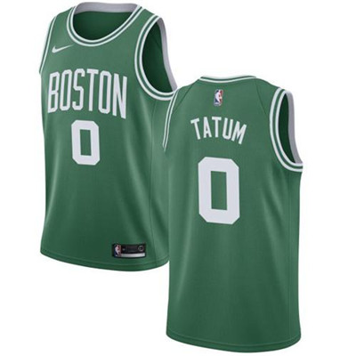 Nike Celtics #0 Jayson Tatum Green Youth NBA Swingman Jersey