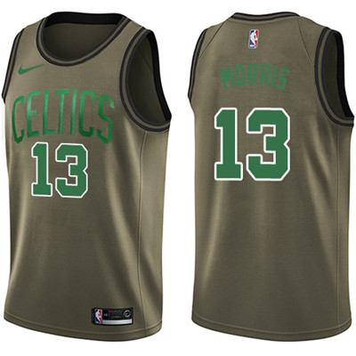 Nike Celtics #13 Marcus Morris Green Salute to Service Youth NBA Swingman Jersey Nike Celtics #13 Marcus Morris Green Salute to Service Youth NBA Swingman Jersey