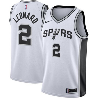 Nike Spurs #2 Kawhi Leonard White Youth NBA Swingman Jersey