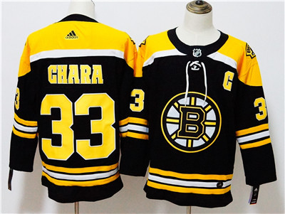 Adidas Bruins #33 Zdeno Chara Black Home Authentic Stitched NHL Jersey
