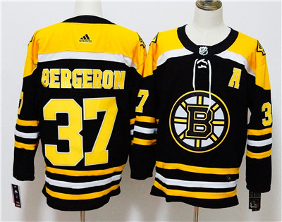 Adidas Bruins #37 Patrice Bergeron Black Stitched NHL Jersey