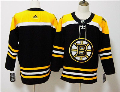 Adidas Bruins Blank Black Home Authentic Stitched NHL Jersey
