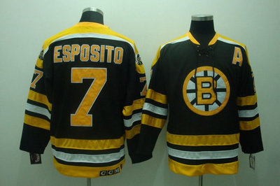 NHL Boston Bruins #7 ESPOSITO Black Jersey