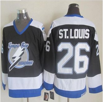Tampa Bay Lightning #26 Martin St. Louis Black CCM Throwback Stitched NHL Jersey Tampa Bay Lightning #26 Martin St. Louis Black CCM Throwback Stitched NHL Jersey