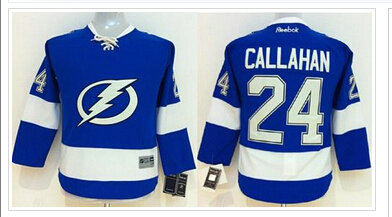Women's Tampa Bay Lightning #24 Ryan Callahan Blue Home NHL Jersey