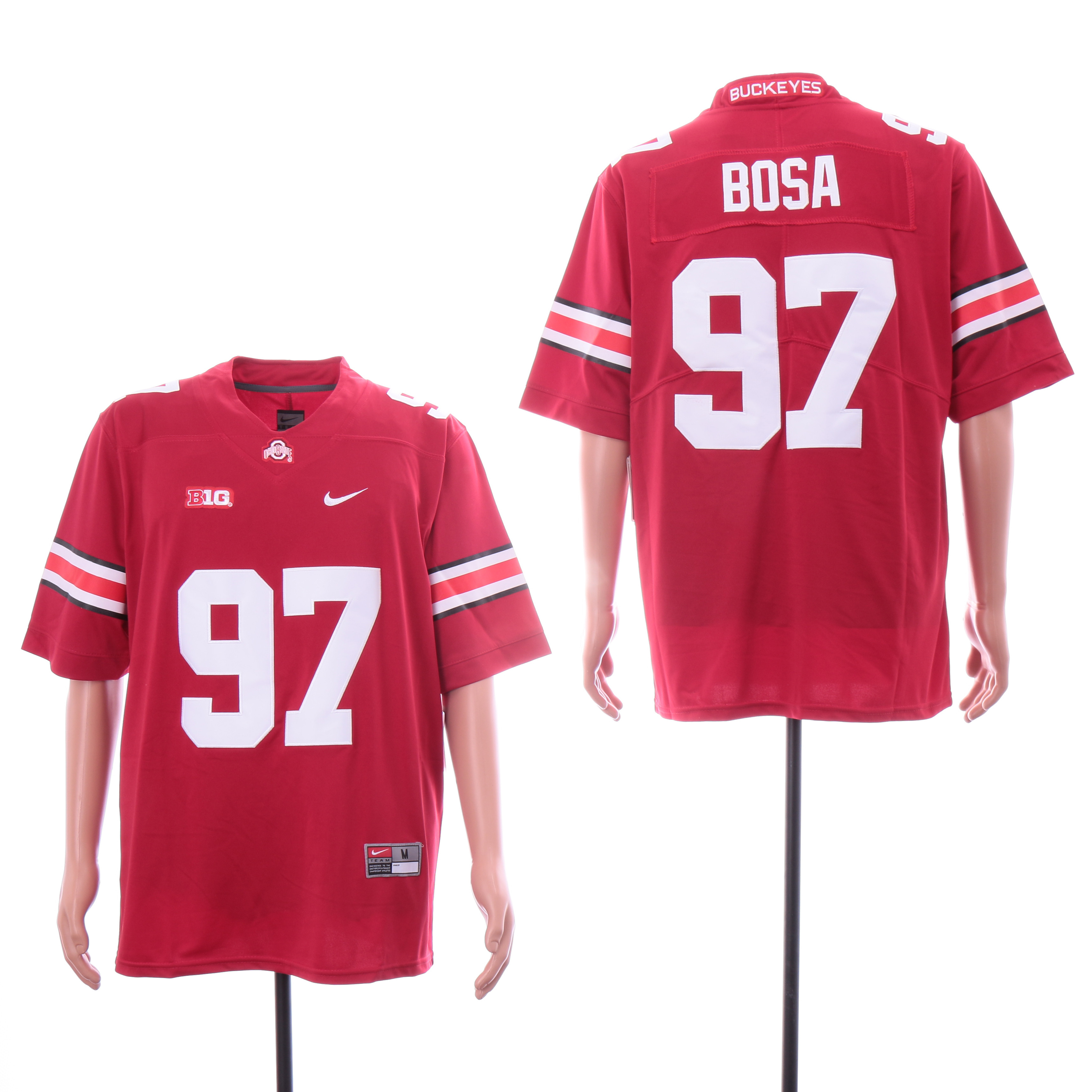 Ohio State Buckeyes 97 Joey Bosa Red Nike College Football Jersey Ohio State Buckeyes 97 Joey Bosa Red Nike College Football Jersey