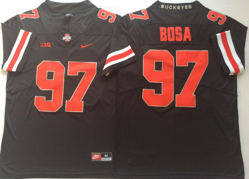 Ohio State Buckeyes 97 Joey Bosa Black Shadow Nike College Football Jersey Ohio State Buckeyes 97 Joey Bosa Black Shadow Nike College Football Jersey