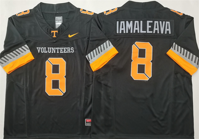 Men's Tennessee Volunteers #8 Nico Iamaleava Black 2025 F.U.S.E. Stitched Jersey Men's Tennessee Volunteers #8 Nico Iamaleava Black 2025 F.U.S.E. Stitched Jersey