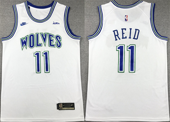Men's Minnesota Timberwolves #11 Naz Reid White City Edition Stitched Jersey Men's Minnesota Timberwolves #11 Naz Reid White City Edition Stitched Jersey