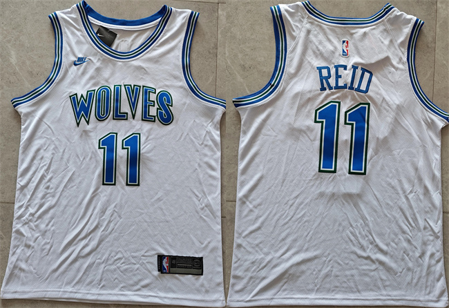 Men's Minnesota Timberwolves #11 Naz Reid White Stitched Jersey Men's Minnesota Timberwolves #11 Naz Reid White Stitched Jersey