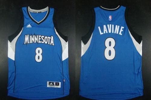 Timberwolves #8 Zach LaVine Blue Road Stitched NBA Jersey Timberwolves #8 Zach LaVine Blue Road Stitched NBA Jersey