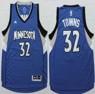 Minnesota Timberwolves #32 Karl-Anthony Towns Blue Stitched NBA Jersey Minnesota Timberwolves #32 Karl-Anthony Towns Blue Stitched NBA Jersey