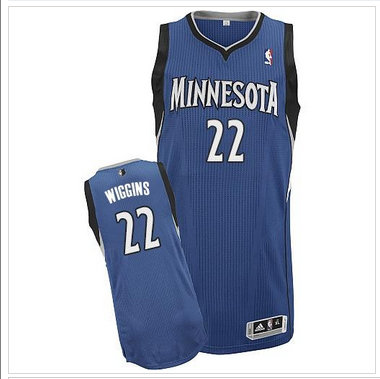 Revolution 30 Minnesota Timberwolves #22 Andrew Wiggins Blue NBA Jersey