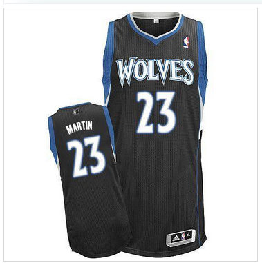 Revolution 30 Minnesota Timberwolves #23 Kevin Martin Black Stitched NBA Jersey