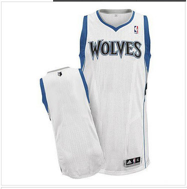 Revolution 30 Minnesota Timberwolves Blank White Stitched NBA Jersey