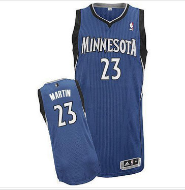 Minnesota Timberwolves Revolution 30 #23 Kevin Martin Blue Stitched NBA Jersey