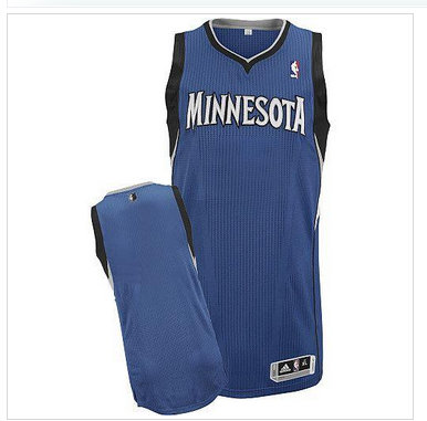 Minnesota Timberwolves Revolution 30 Blank Blue Stitched NBA Jersey