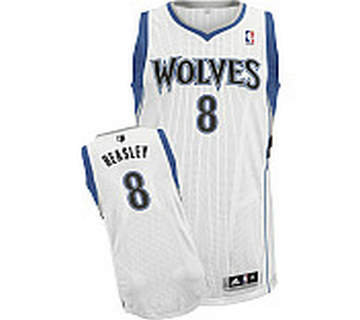 Minnesota Timberwolves 8# Michael Beasley Revolution 30 Authentic white Jersey
