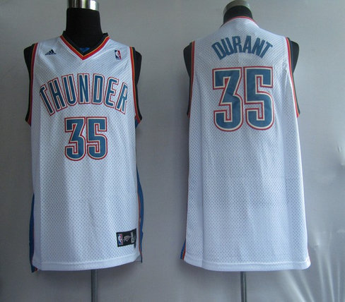 NBA Jersey Oklahoma City 35# DURANT White Swingmin