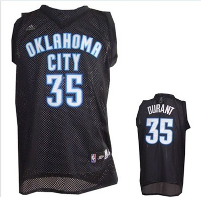 Oklahoma City Thunder 35 Kevin Durant jerseys black